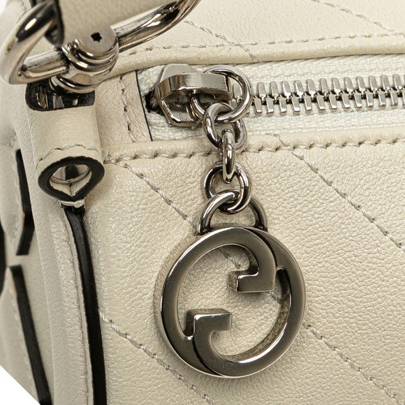 Gucci Bag Shoulder Leather White Blondie - Picture 7 of 8